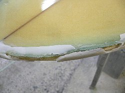 surfboard repair polyester remake skipp tail 3